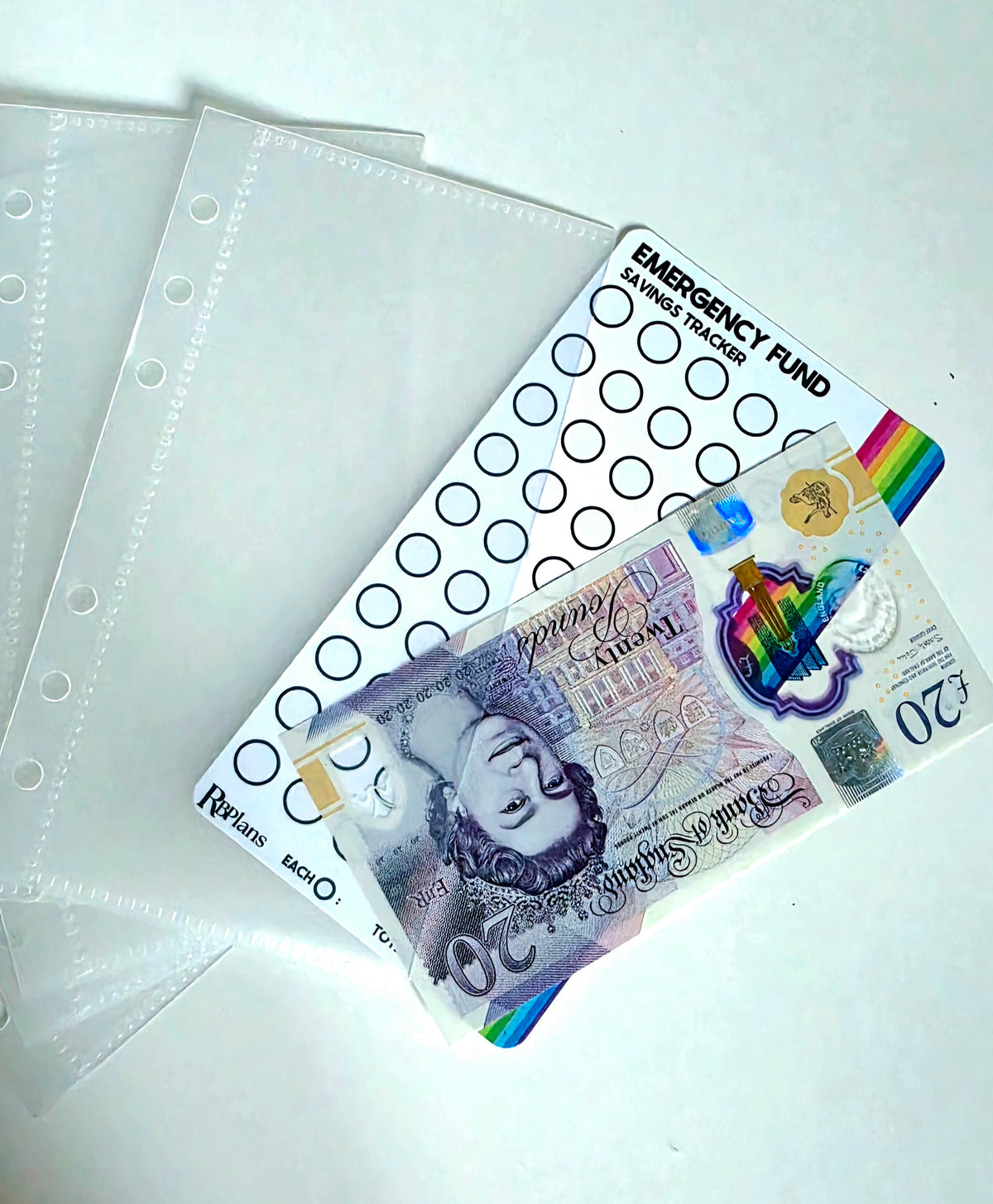 Frosted PP Cash Envelopes A6