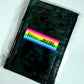Black & Clear Gloss Zipped Cash Envelopes A6