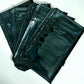 Black & Clear Gloss Zipped Cash Envelopes A6