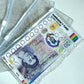 Clear Glitter Zipped Cash Envelopes