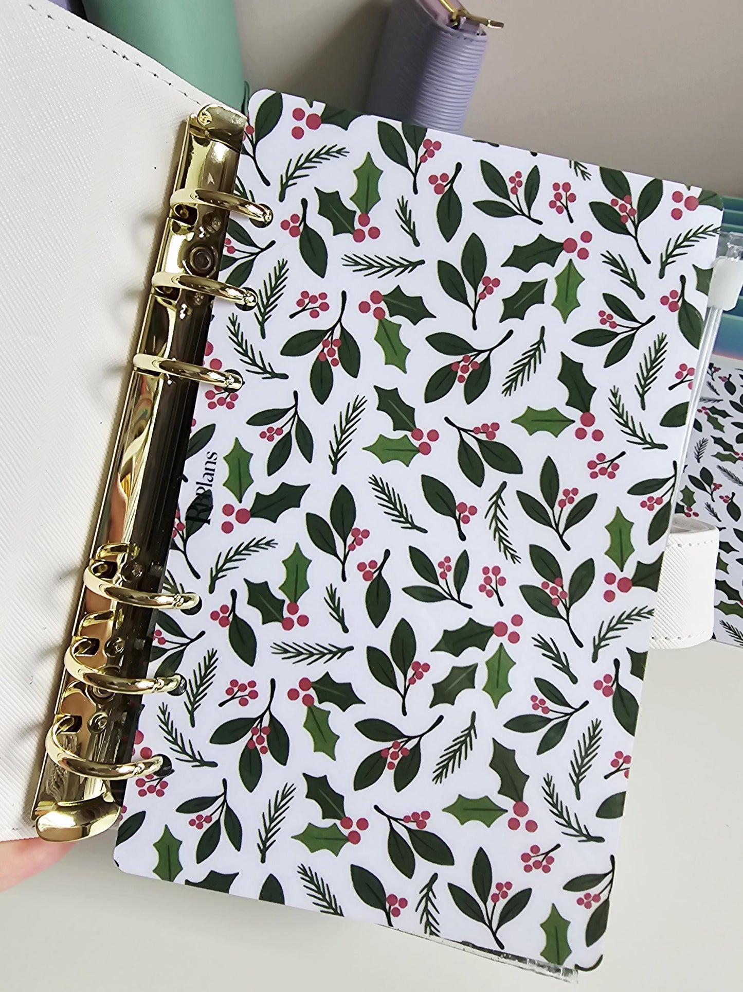Holly and Ivy Christmas Dashboard A6