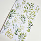 Green Floral Dashboard A6