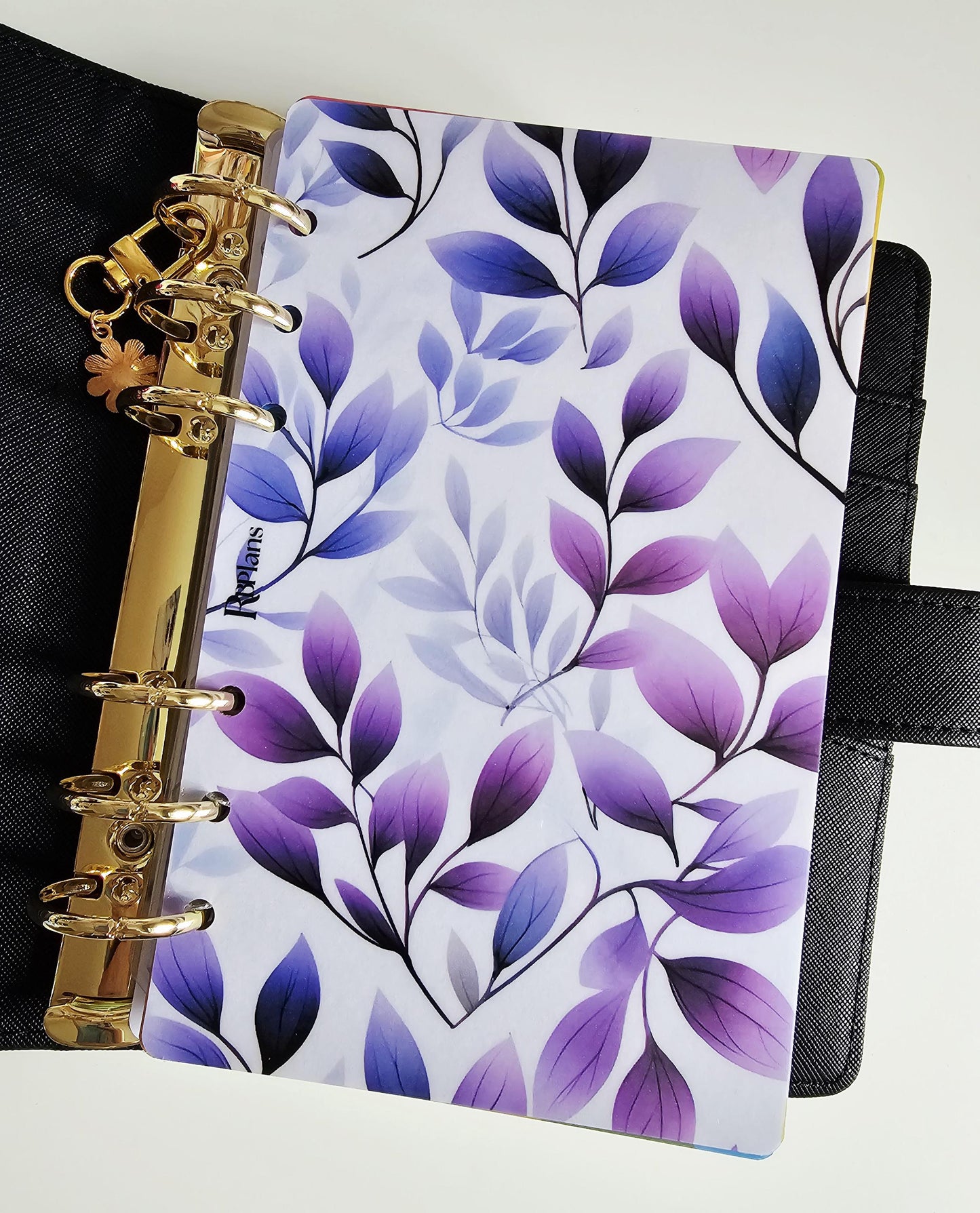 Purple Floral Dashboard A6