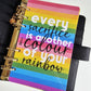 Colour of Your Rainbow Dashboard A6