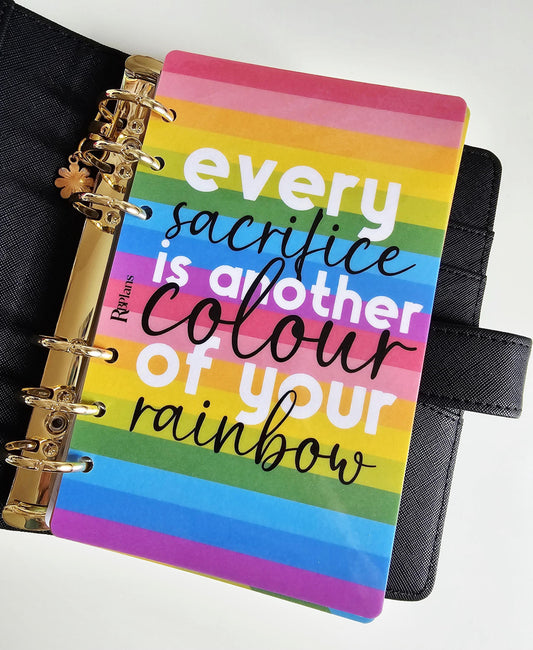 Colour of Your Rainbow Dashboard A6