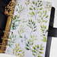 Green Floral Dashboard A6