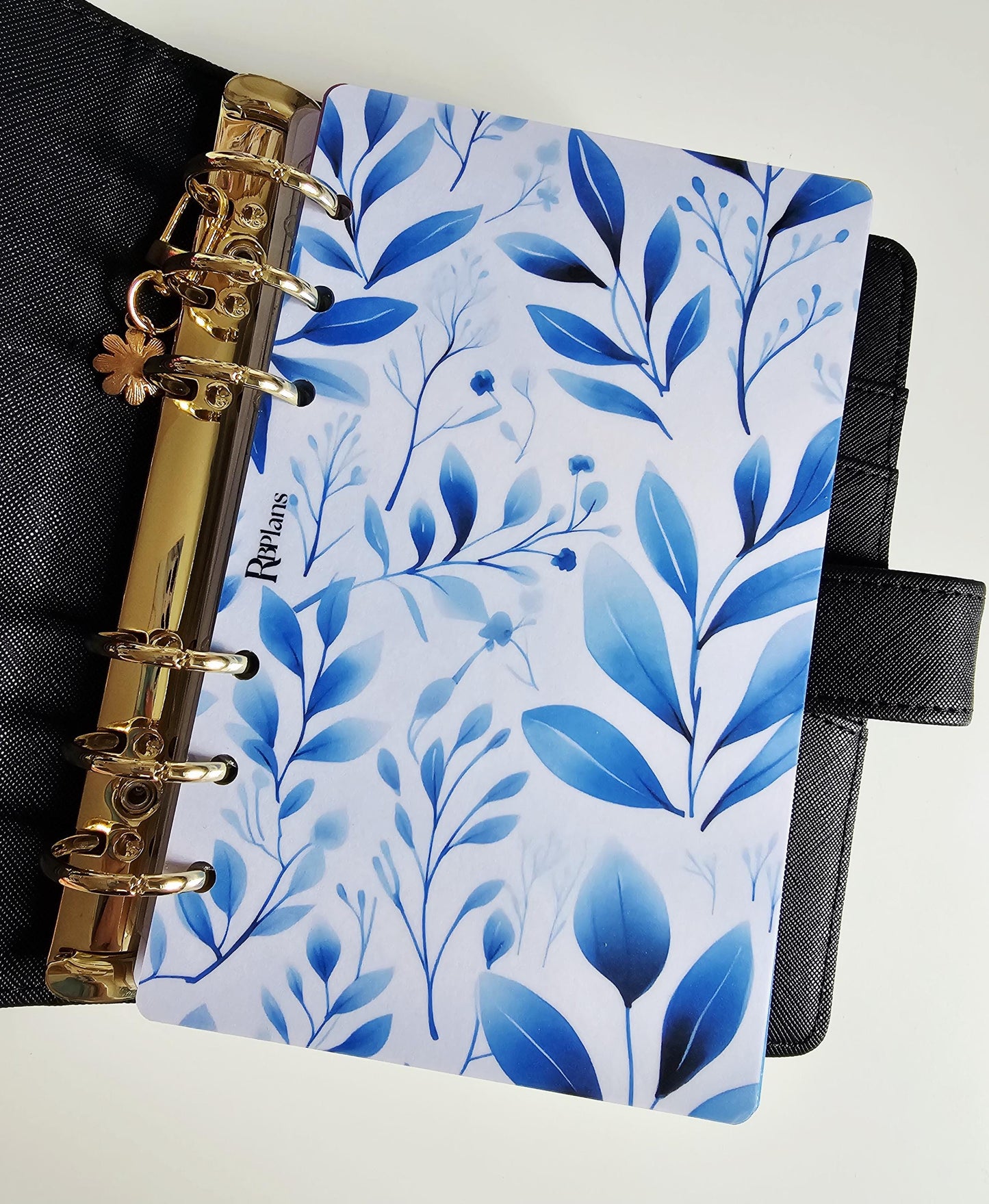 Blue Floral Dashboard A6