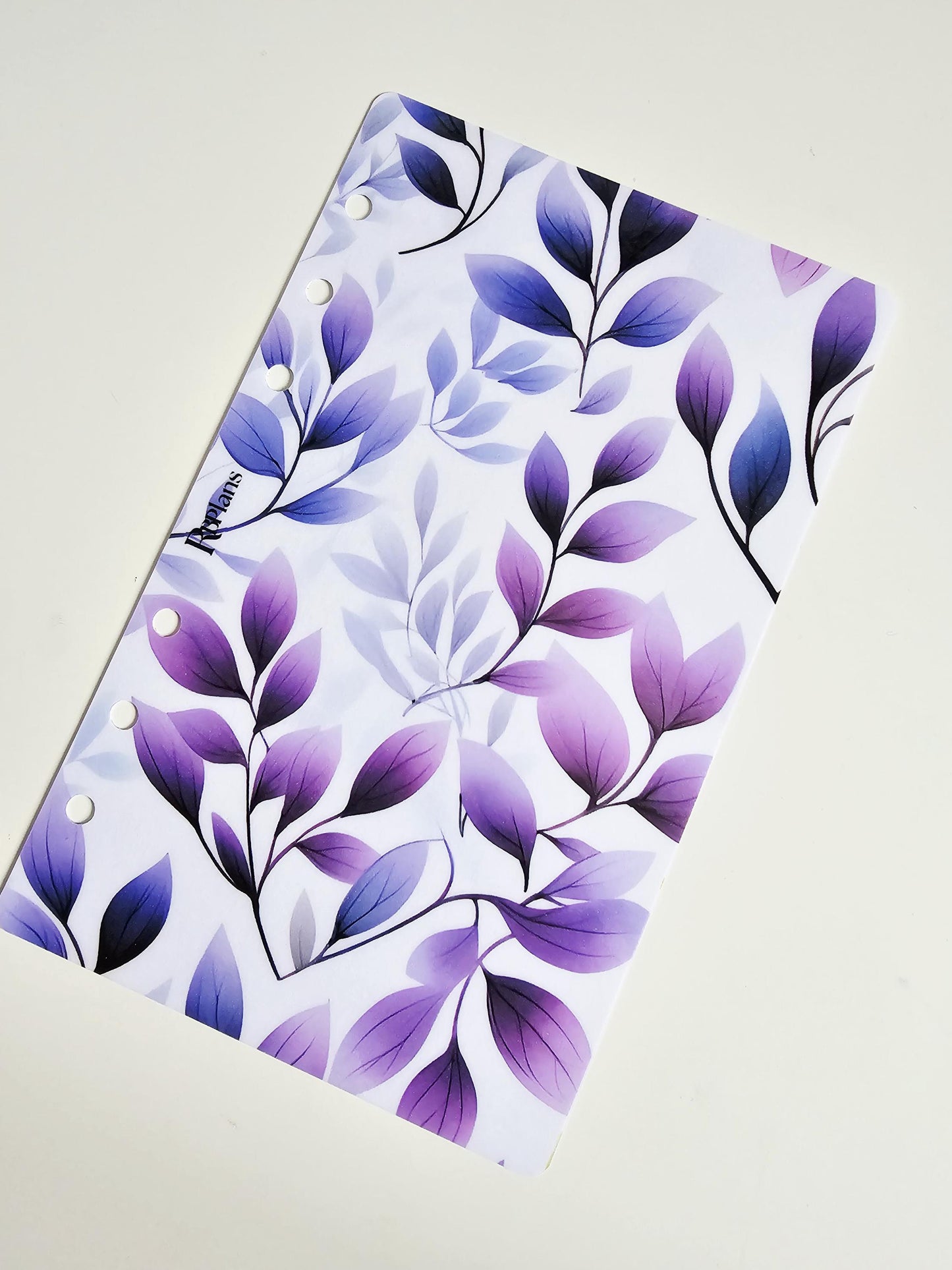 Purple Floral Dashboard A6