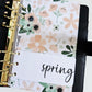 Spring Half Dashboard A6