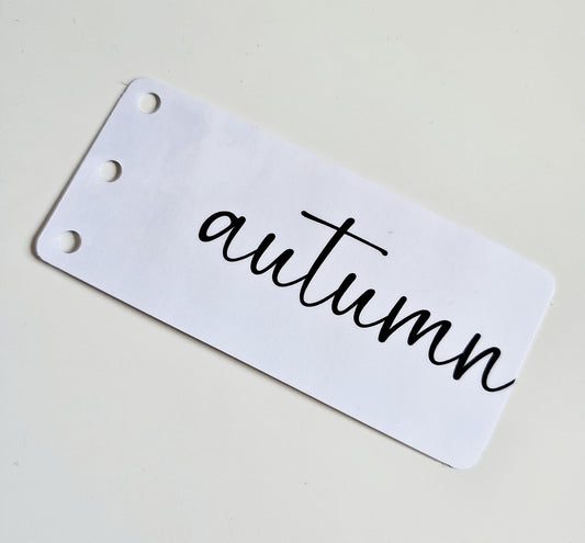 Autumn Half Dashboard A6