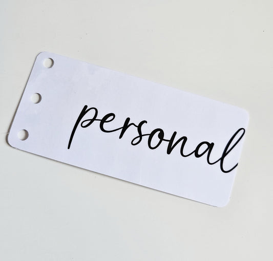 Personal Half Dashboard A6