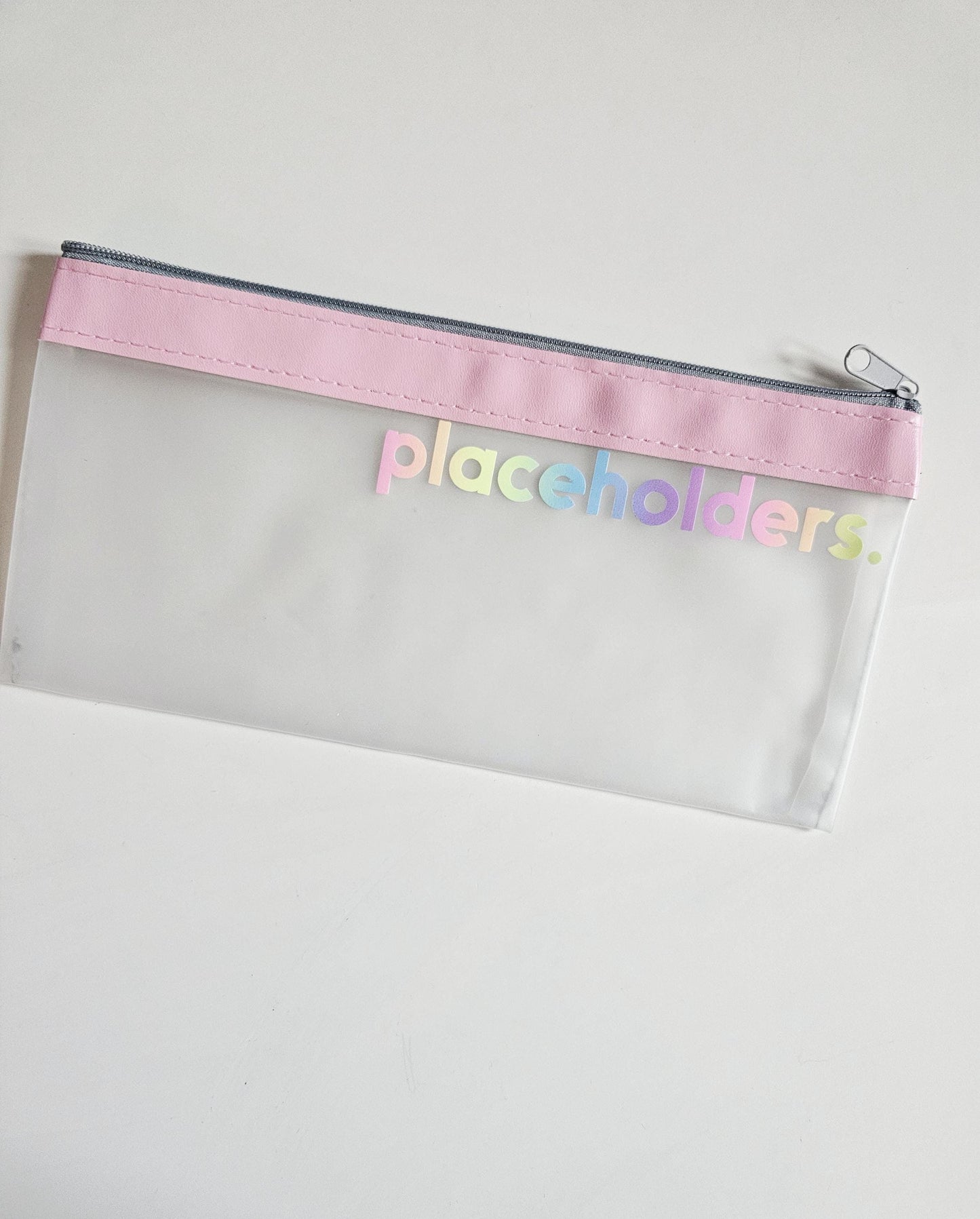 Pink Placeholders Zip Wallet