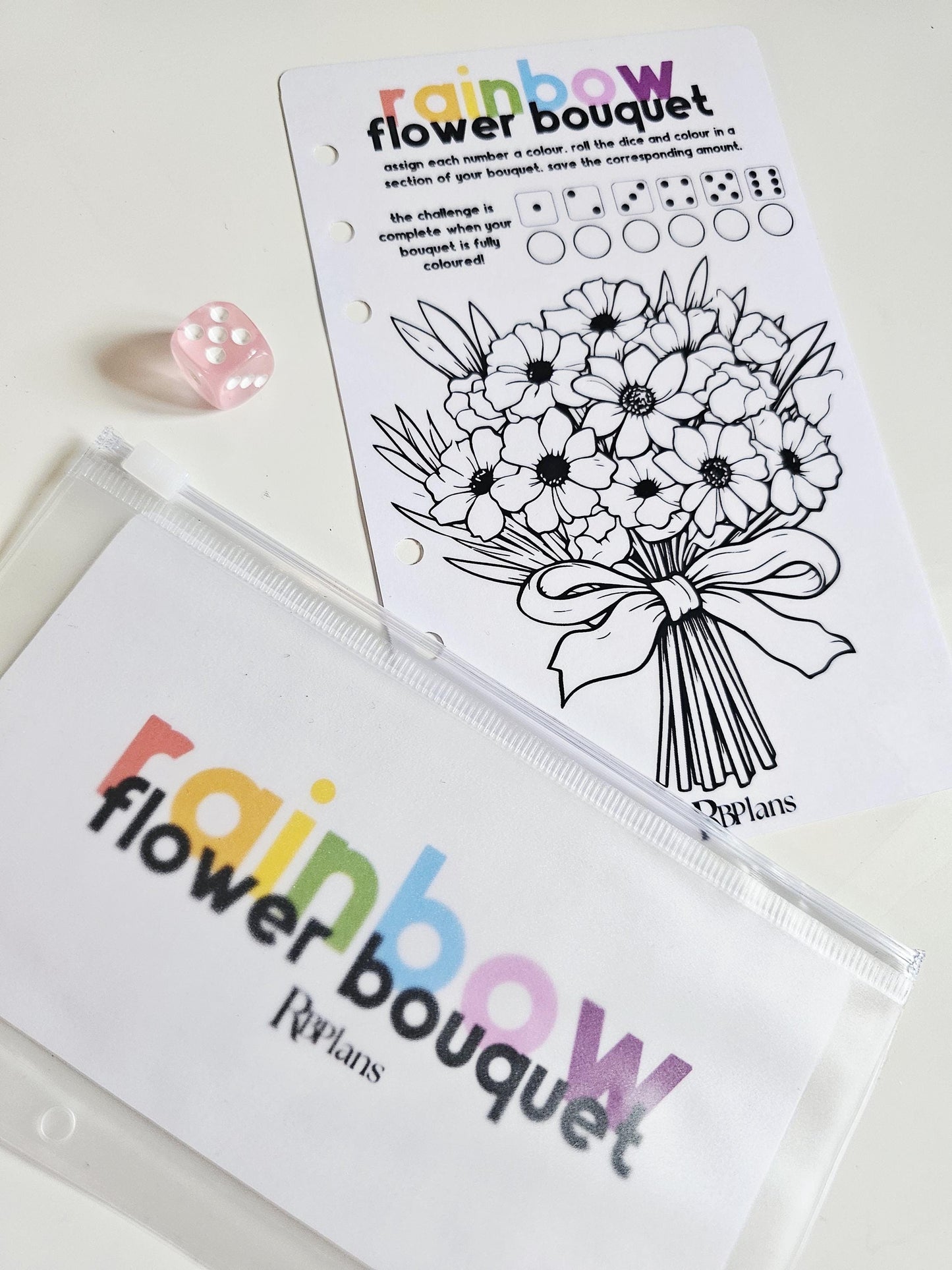 Rainbow Flower Bouquet