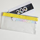 Yellow Placeholders Zip Wallet