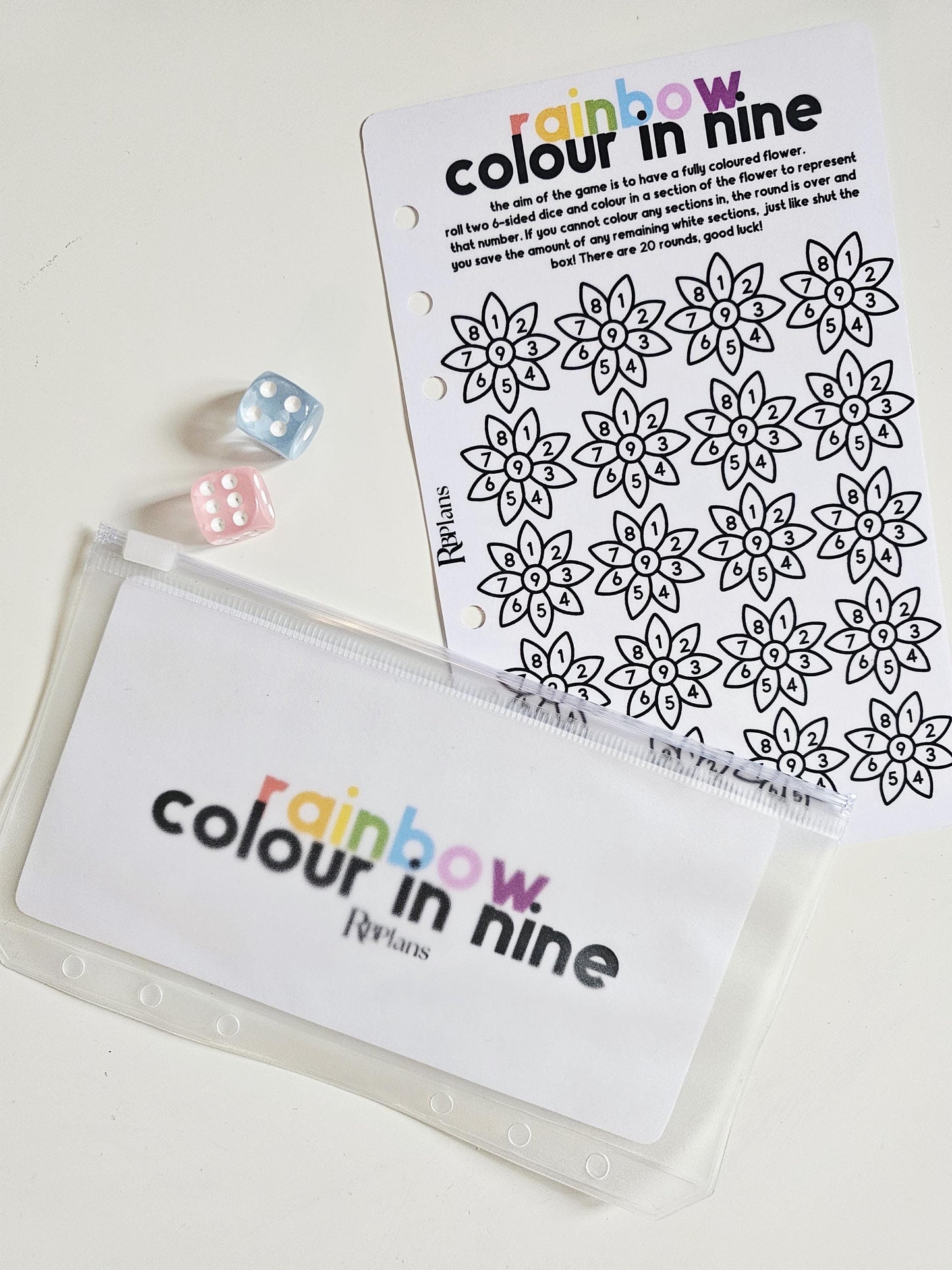 Colour-In Nine
