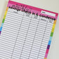 Savings Count Up and Cash Condense Notepad
