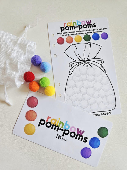 Rainbow Pom Poms