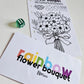 Rainbow Flower Bouquet