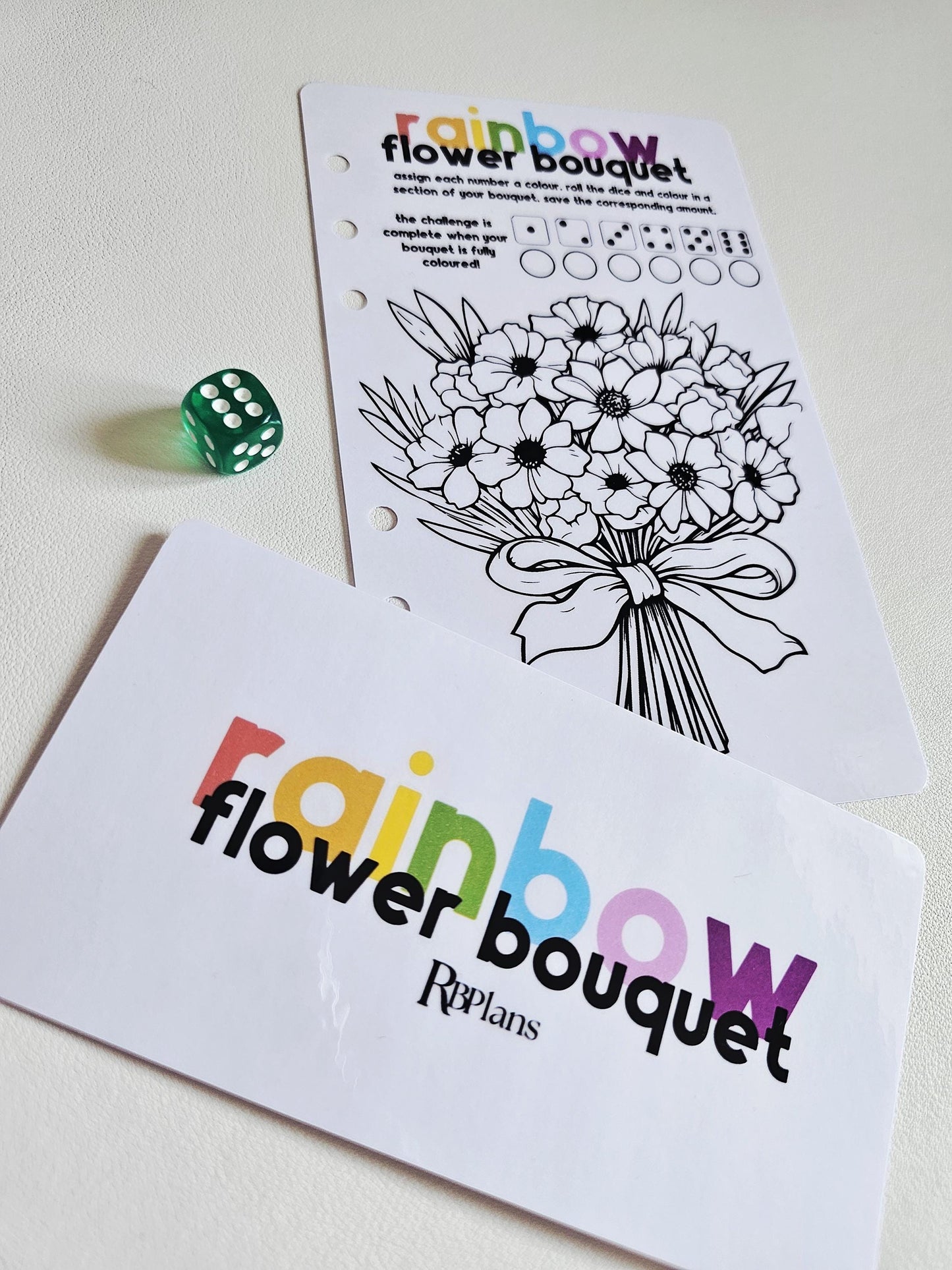 Rainbow Flower Bouquet