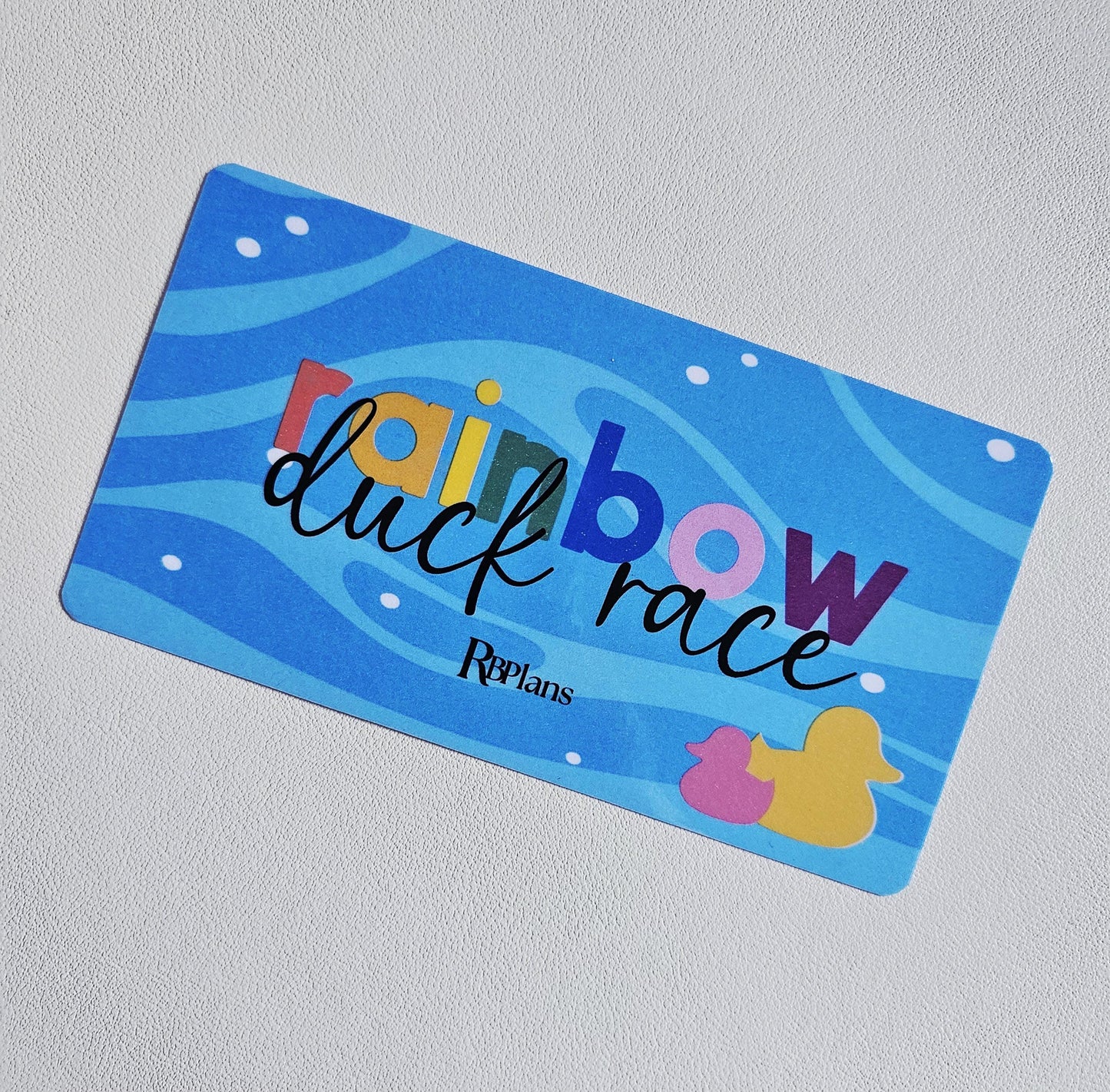Rainbow Duck Race