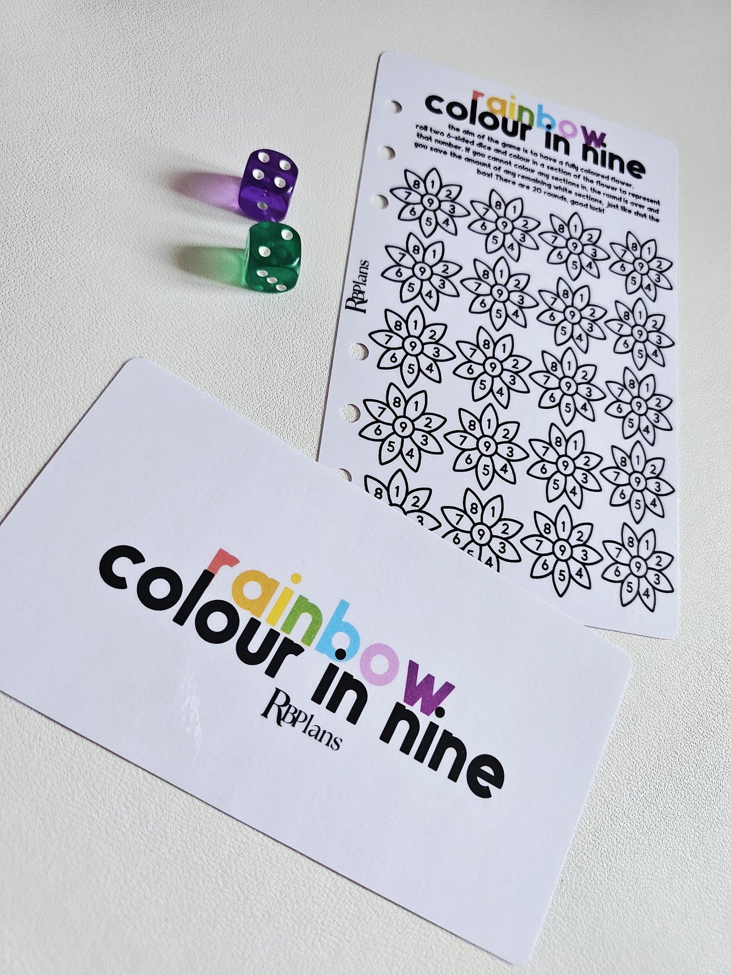 Colour-In Nine