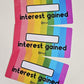 Interest Gained Placeholders