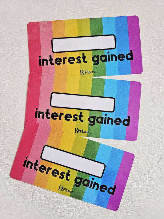 Interest Gained Placeholders