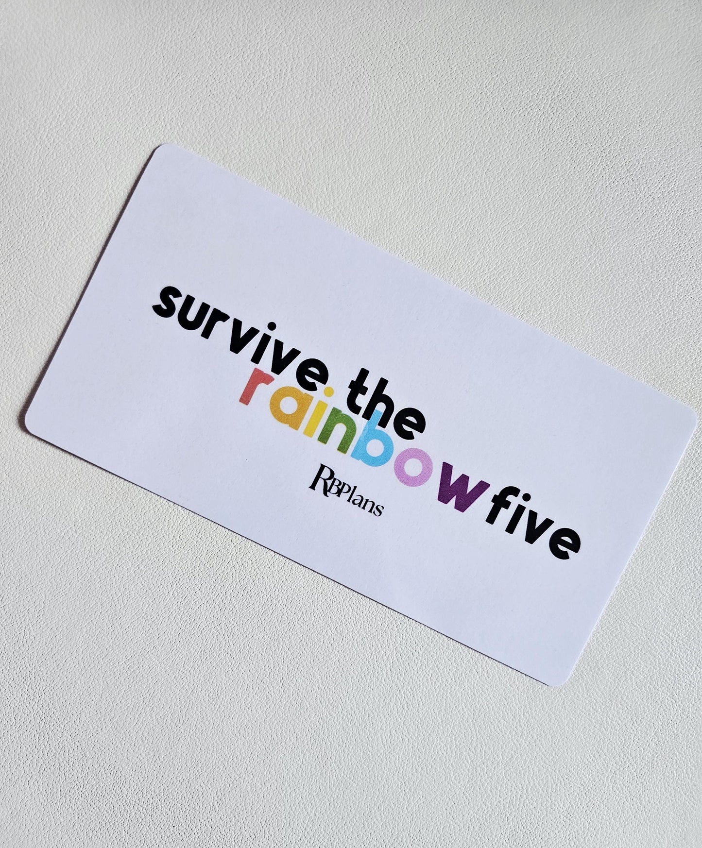 Survive The Rainbow Five