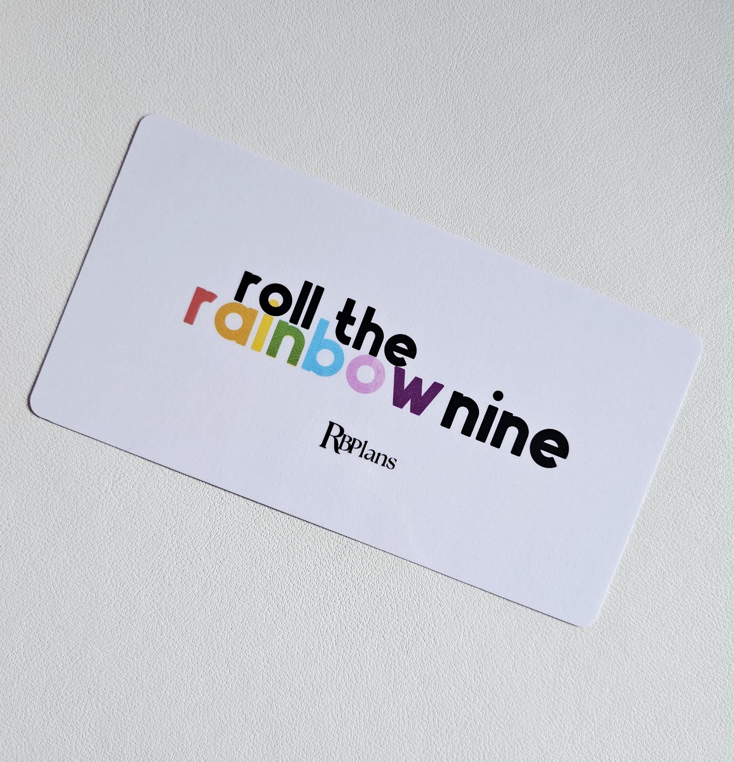 Roll The Rainbow Nine