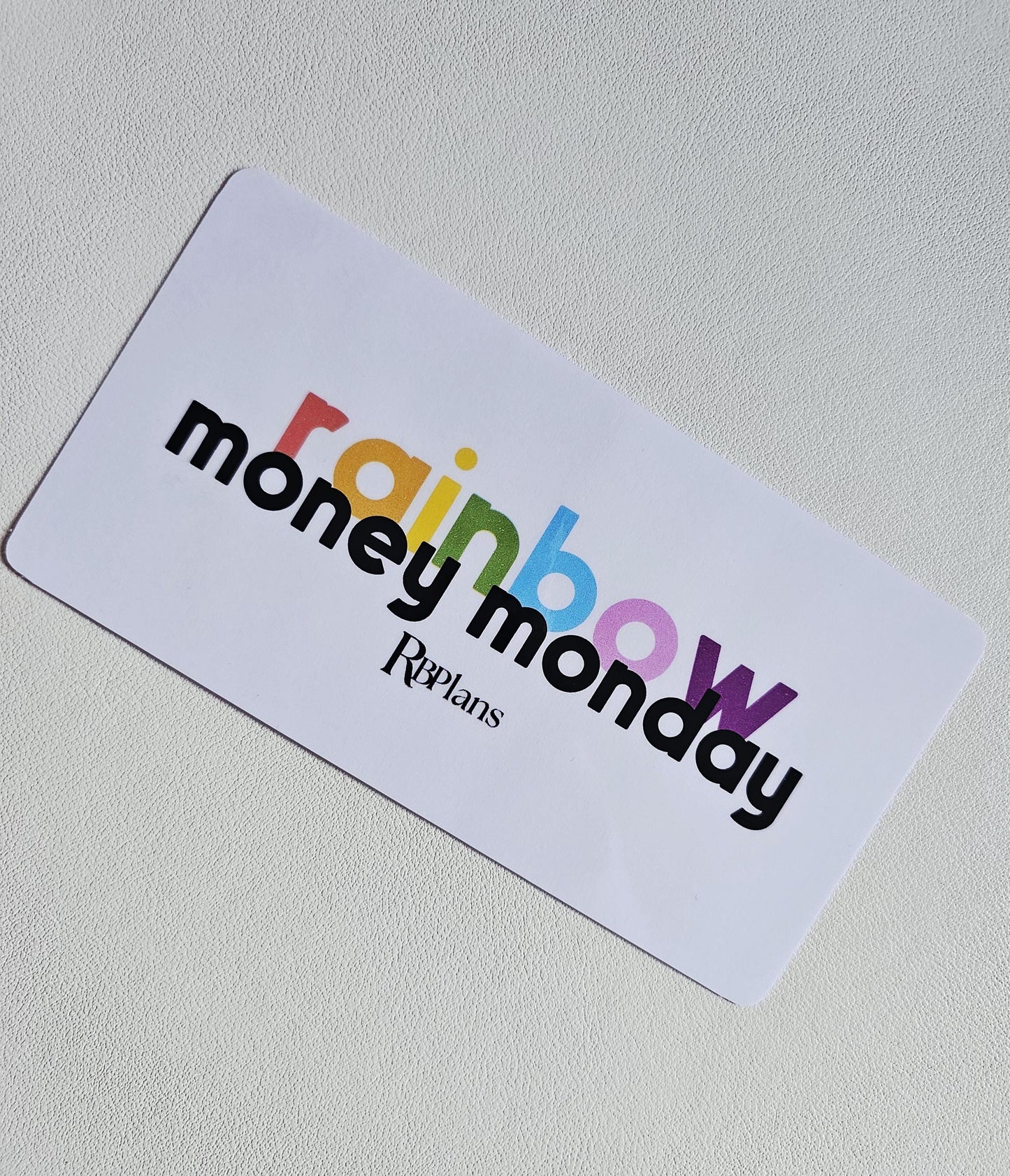 Rainbow Money Monday
