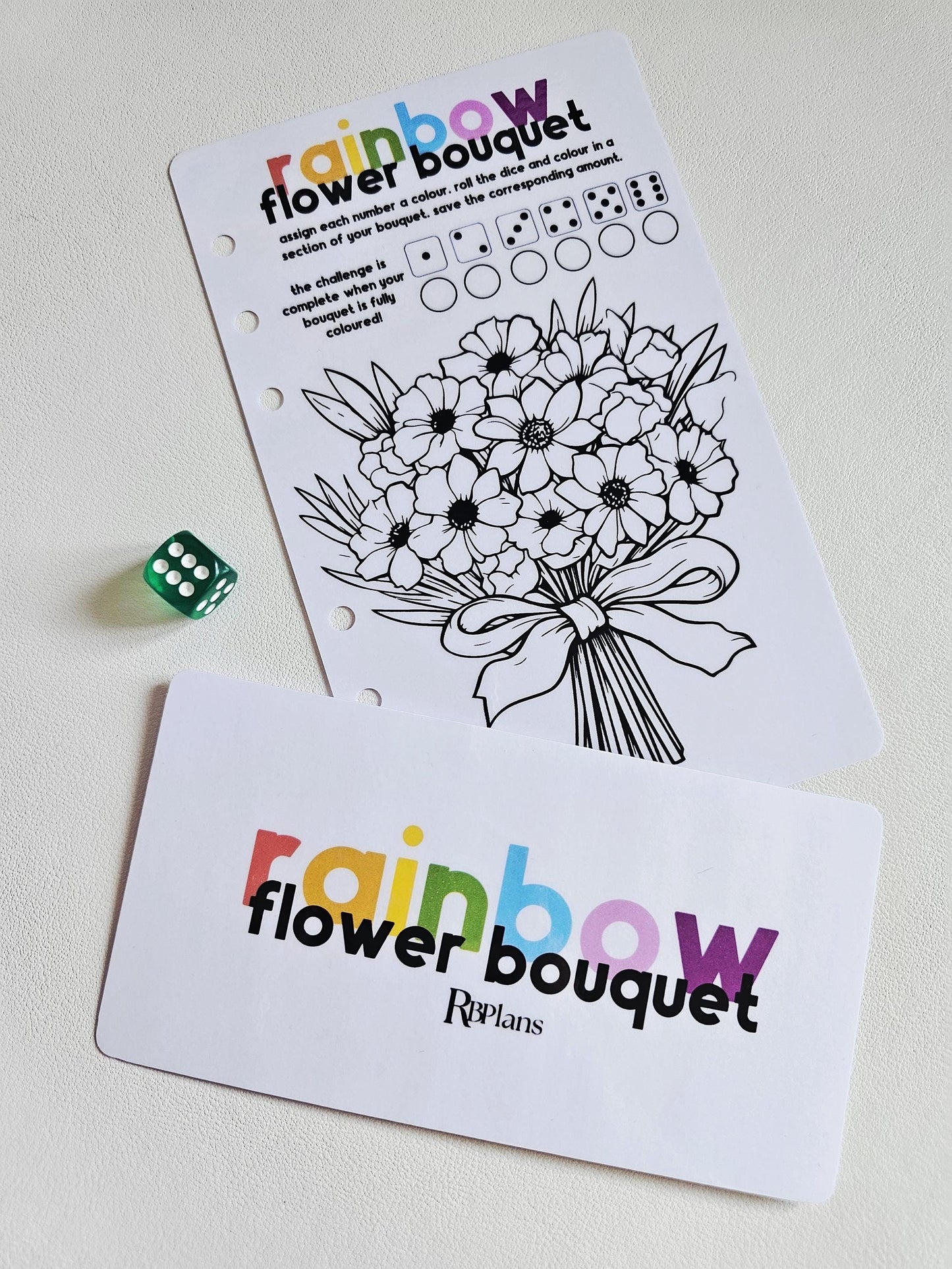Rainbow Flower Bouquet