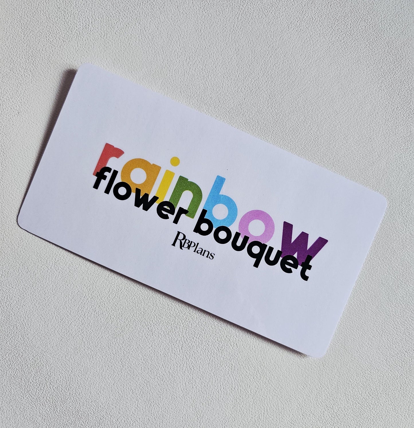 Rainbow Flower Bouquet