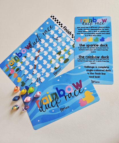 Rainbow Duck Race