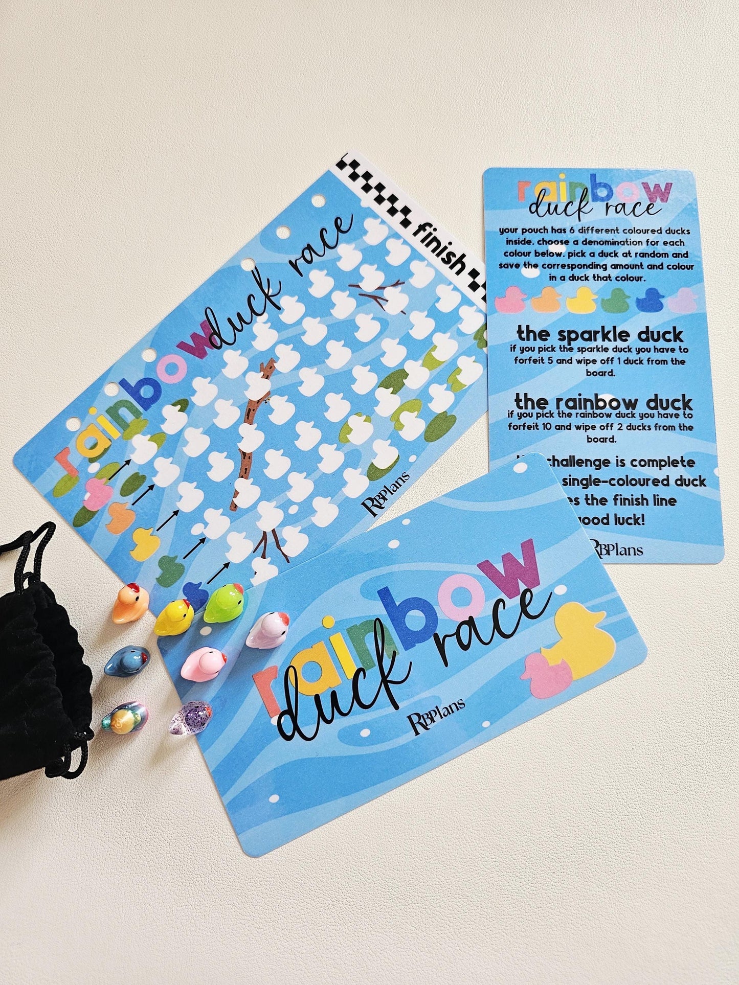 Rainbow Duck Race