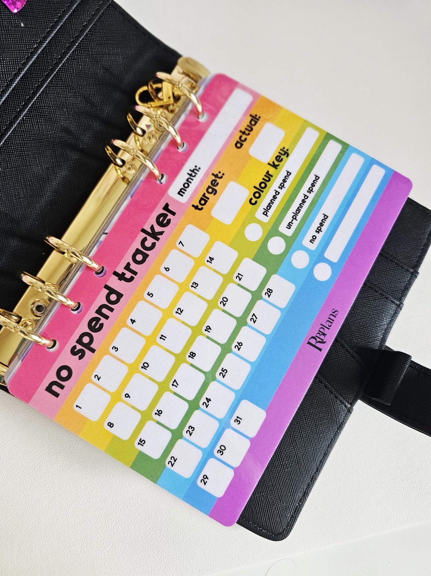 No Spend Tracker Dashboard A6