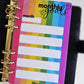 Monthly Goals Dashboard A6