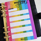 Monthly Goals Dashboard A6