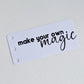 Make Your Own Magic Half Dashboard A6