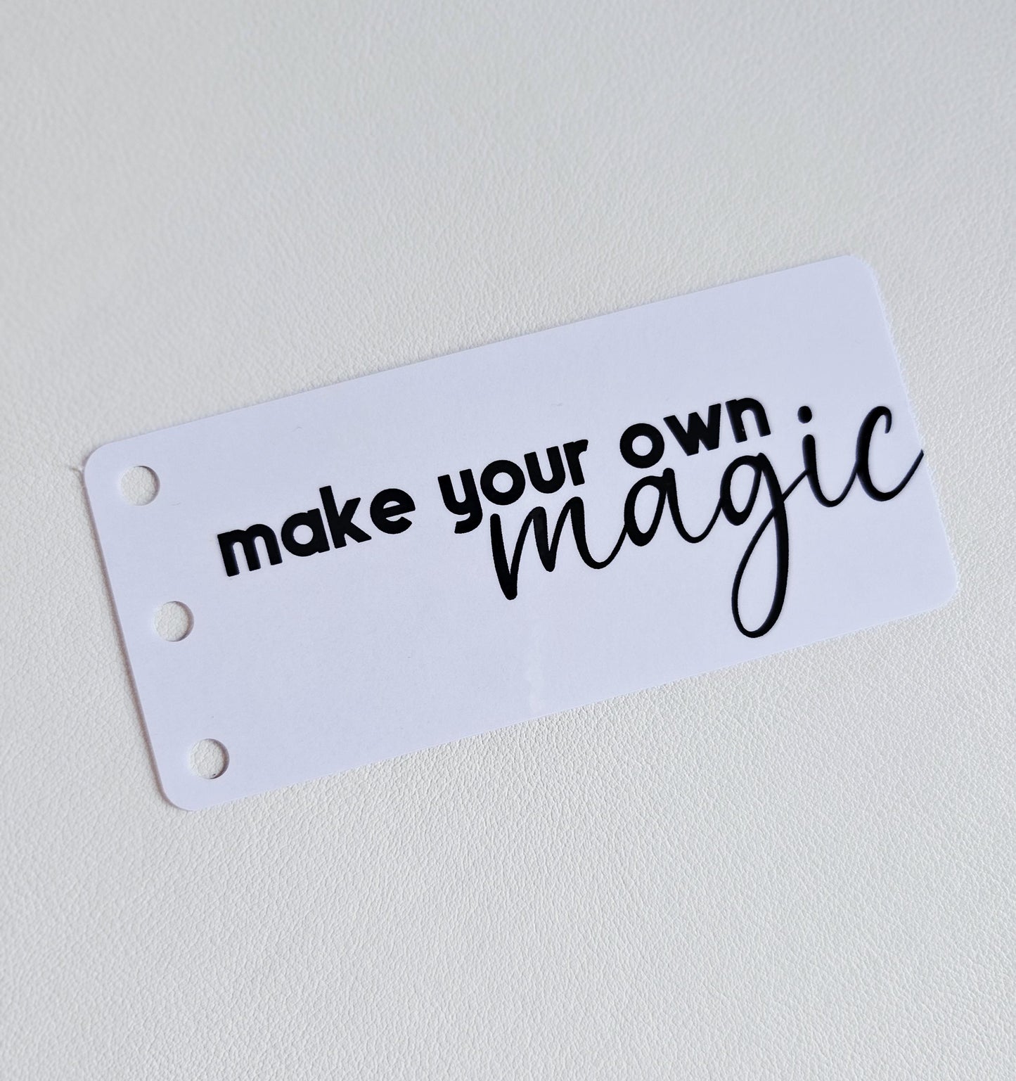 Make Your Own Magic Half Dashboard A6