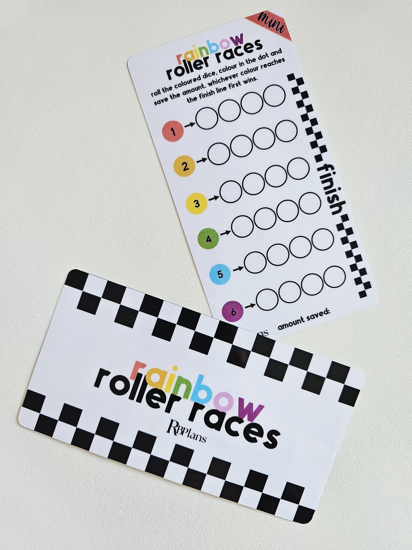 Mini Rainbow Roller Races
