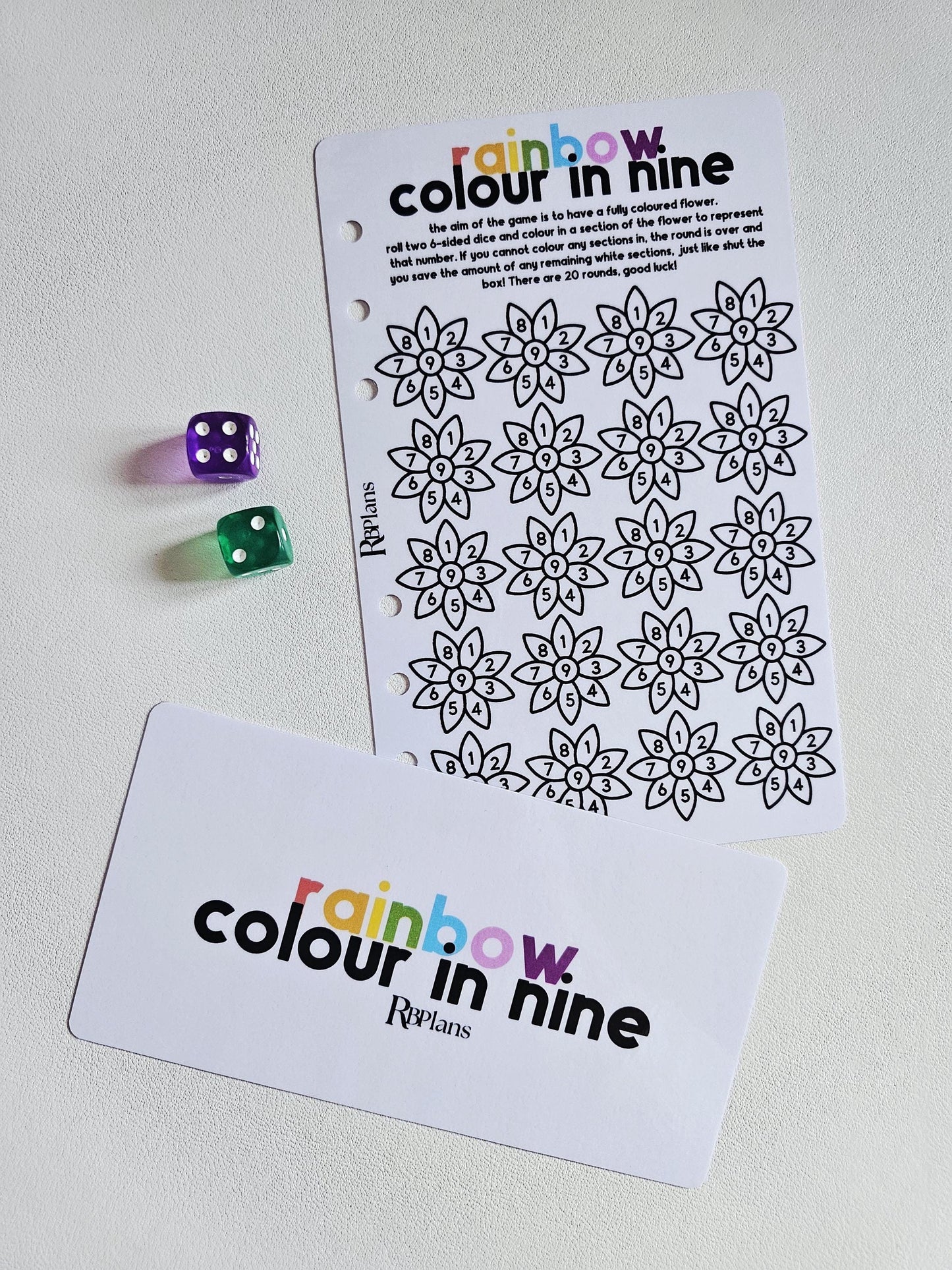 Colour-In Nine