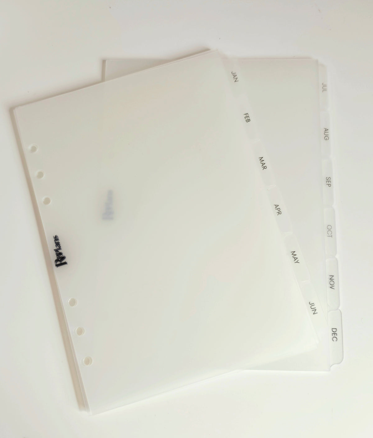 Monthly Frosted Dividers